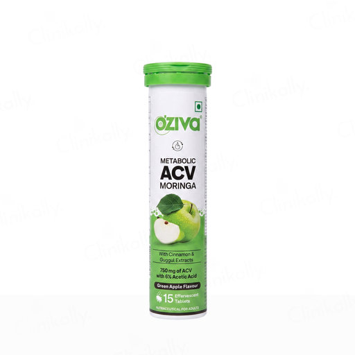 OZiva Metabolic ACV Moringa Effervescent Tablet